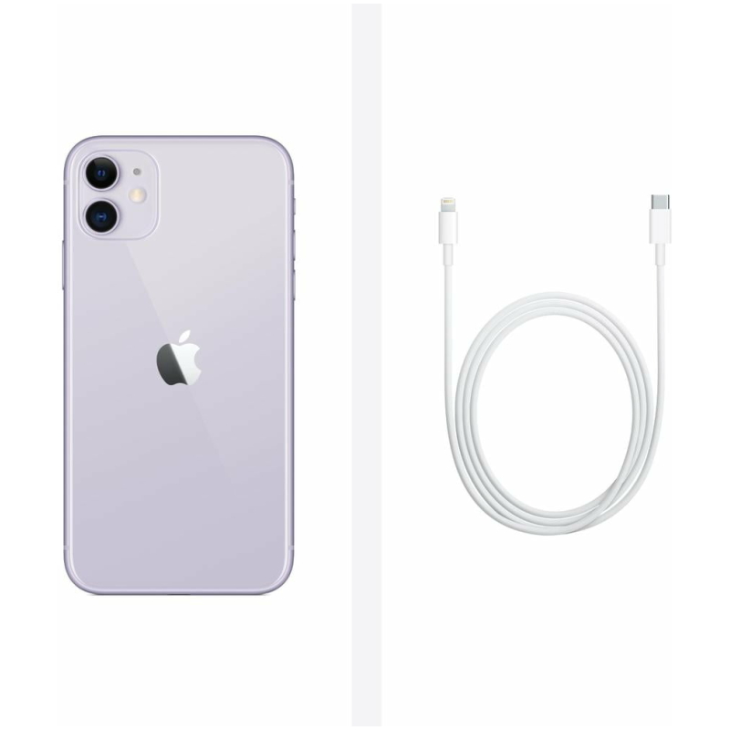 11 purple.box Apple iPhone 11, Single Sim, 64GB, Purple - Image 4