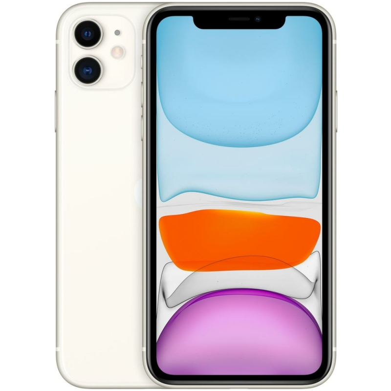 Apple iPhone 11, Single Sim, 128GB, White