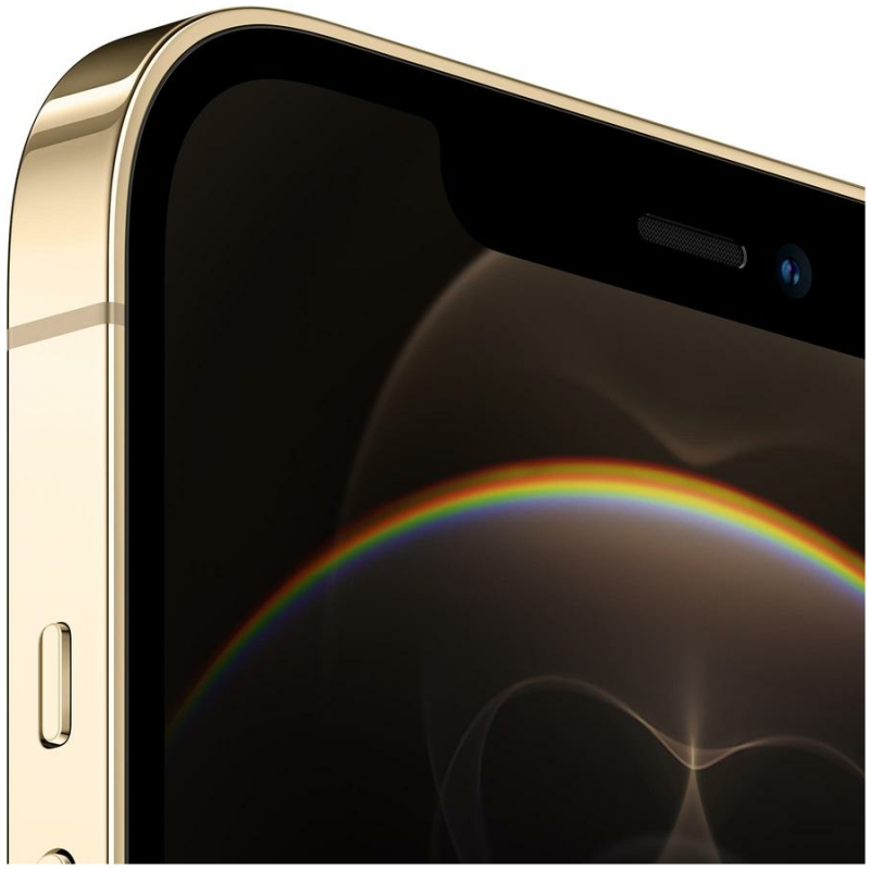 12 Pro Gold Side Apple iPhone 12 Pro, Dual SIM, 128GB, Gold - Image 3