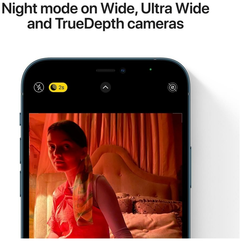 12 Pro Max Blue screen Apple iPhone 12 Pro Max, Dual SIM, 128GB, Pacific Blue - Image 4