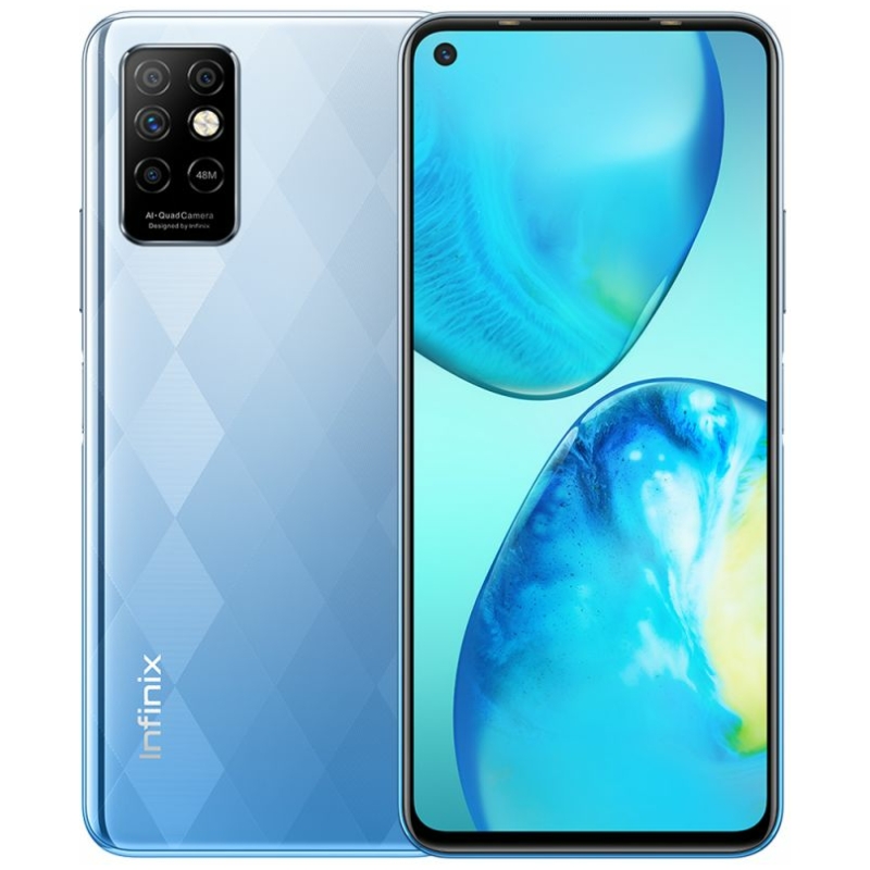 Infinix Note 8i 64GB 4GB, Silver Diamond