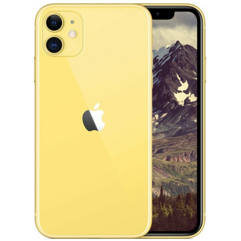 Apple iPhone 11, Single Sim,  64GB, Yellow