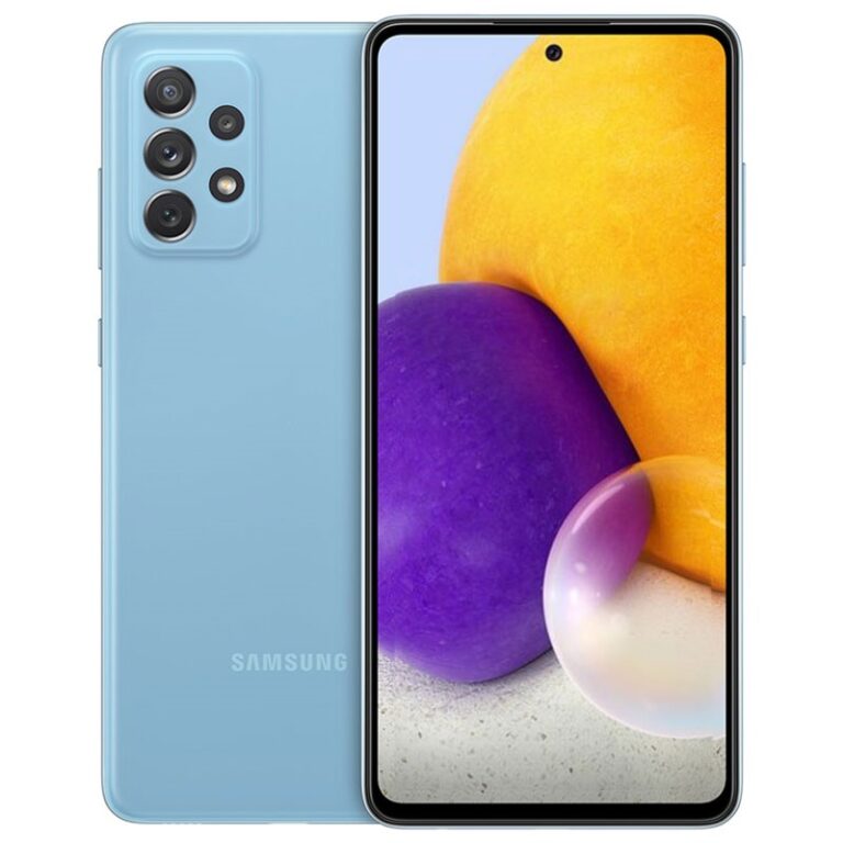 Samsung Galaxy A72, 128GB 8GB RAM, Awesome Blue
