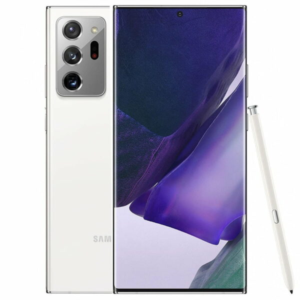Samsung Galaxy Note 20 Ultra 5G, 128GB 12GB RAM, Mystic White