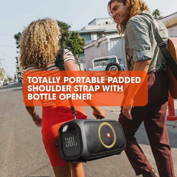 JBL Party Box on the go 05 JBL PartyBox On-The-Go – 100 Watt Portable Bluetooth Speaker - Image 16
