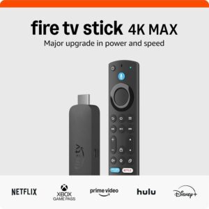 Amazon Fire TV Stick 4K Max Amazon Fire TV Stick 4K Max streaming device, Wi-Fi 6E, Alexa Voice Remote GetWired Tronics