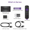 Roku Express 4K+ 2021 Streaming Media Player HD/4K/HDR with Smooth Wireless Streaming and Roku Voice Remote GetWired Tronics
