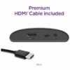 Roku Express 4K+ 2021 Streaming Media Player HD/4K/HDR with Smooth Wireless Streaming and Roku Voice Remote GetWired Tronics