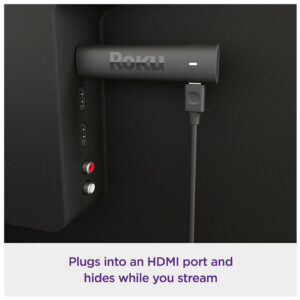 Roku steaming stick 4k 4 Roku Streaming Stick 4K Streaming Device 4K/HDR/Dolby Vision with Roku Voice Remote and TV Controls GetWired Tronics