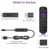 Roku Streaming Stick 4K Streaming Device 4K/HDR/Dolby Vision with Roku Voice Remote and TV Controls GetWired Tronics