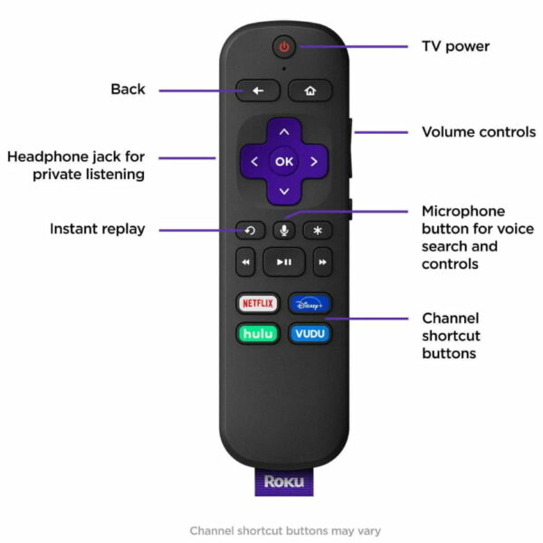 Roku ultra lt 2 Roku Ultra LT 4K/HDR/HD Streaming Player with Enhanced Voice Remote, Ethernet, MicroSD - Image 5