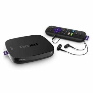 Roku ultra lt 5 Roku Ultra LT 4K/HDR/HD Streaming Player with Enhanced Voice Remote, Ethernet, MicroSD GetWired Tronics
