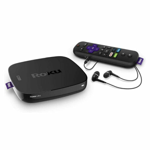 Roku ultra lt 5 Roku Ultra LT 4K/HDR/HD Streaming Player with Enhanced Voice Remote, Ethernet, MicroSD - Image 2