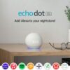 amazon echo dot clock 4th white 4 Amazon Echo Dot 4th Gen with clock GetWired Tronics