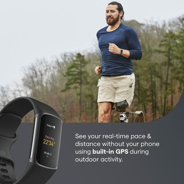 Fitbit Charge 5 Advanced Fitness & Health Tracker - Image 2