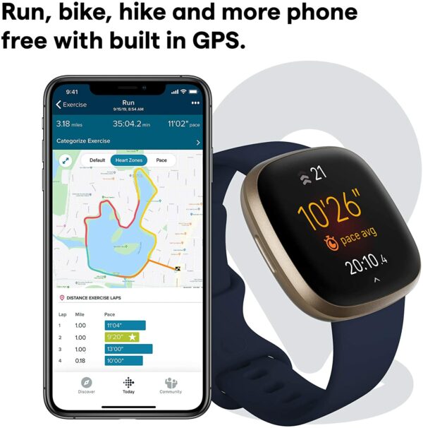 Fitbit Versa 3 Health & Fitness Smartwatch - Image 3