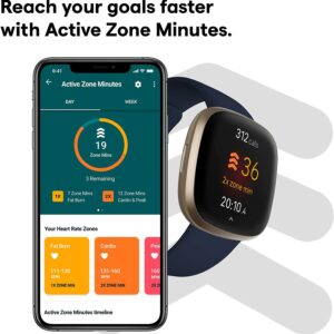 fitbit versa 3 midnight d Fitbit Versa 3 Health & Fitness Smartwatch GetWired Tronics