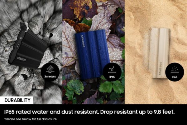 Samsung T7 Shield, Portable External SSD, up to 1050MB/s - Image 7