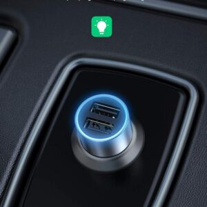 ugreen car charger 2 UGREEN Car Charger 24W 4.8A Dual USB GetWired Tronics