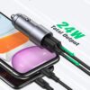 UGREEN Car Charger 24W 4.8A Dual USB GetWired Tronics