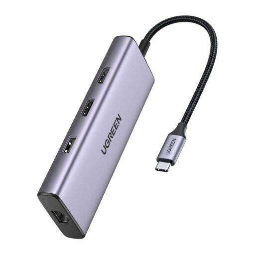 UGREEN USB C Hub Dual HDMI Adapter 9 in 1 GetWired Tronics