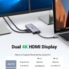 ugreen usb hub dual hdmi 2 UGREEN USB C Hub Dual HDMI Adapter 9 in 1 GetWired Tronics