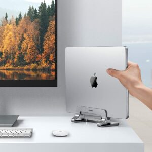 ugreen vertical laptop stand 2 UGREEN Vertical Laptop Stand GetWired Tronics