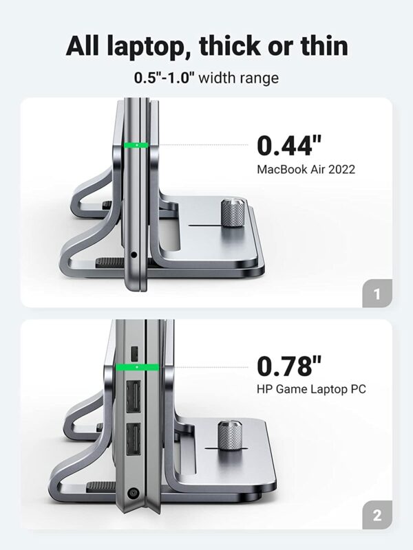 UGREEN Vertical Laptop Stand - Image 4