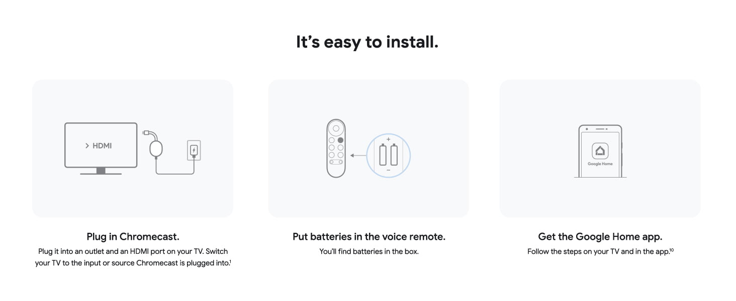 Chromecast with Google TV connect guide