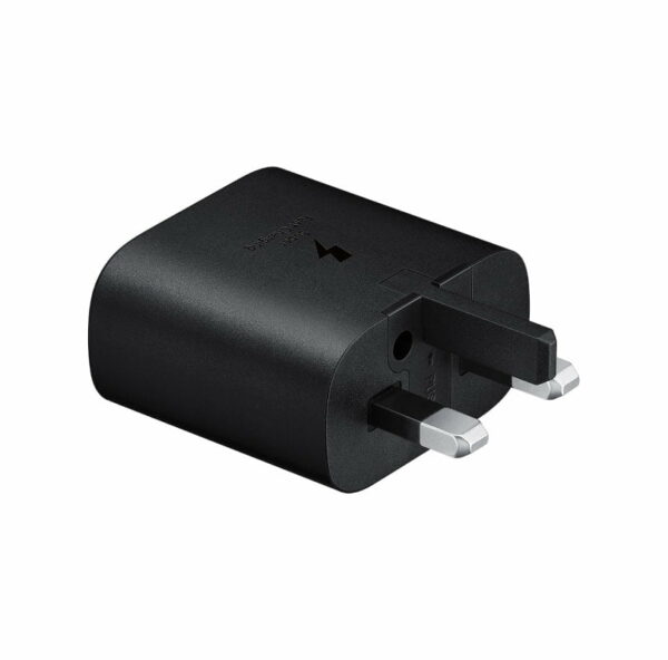 samsung 25w fast charger black 3 Samsung 25W Super Fast Charging Travel Adapter - Image 3