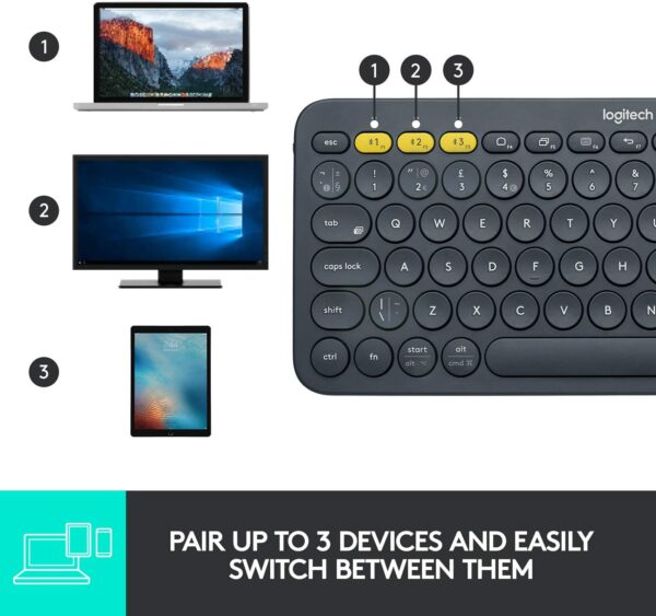 Logitech K380 Multi-Device Bluetooth Keyboard - Image 2