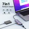 ugreen 7in1 usb hub 2 UGREEN USB C Hub 4K@60Hz, USB to HDMI Multiport Adapter, 7-in-1 USB Hub GetWired Tronics