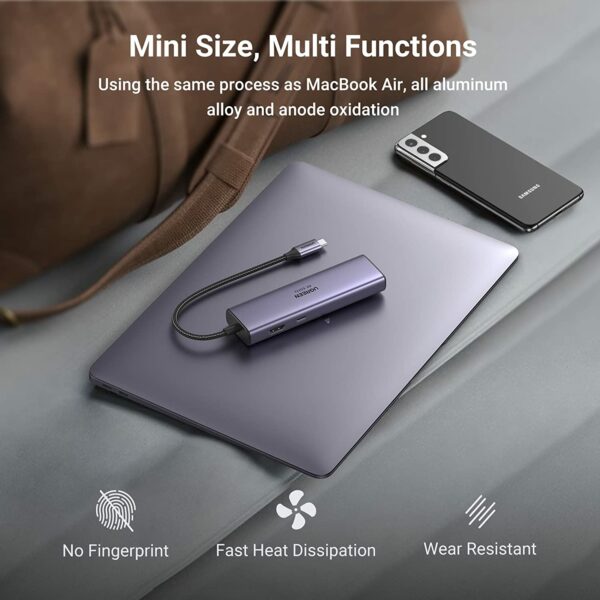 ugreen 7in1 usb hub 4 UGREEN USB C Hub 4K@60Hz, USB to HDMI Multiport Adapter, 7-in-1 USB Hub - Image 4