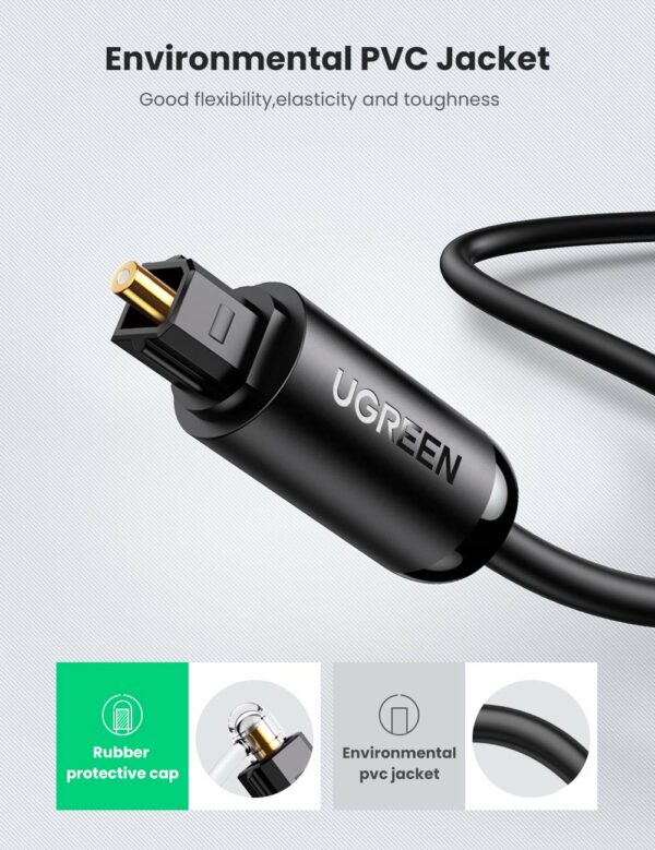 UGREEN Optical Audio Cable Fiber - 3m - Image 3