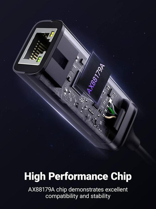 ugreen usb c ethernet adapter 5 UGREEN USB C to Ethernet Adapter Gigabit RJ45 to Thunderbolt 3 - Image 5