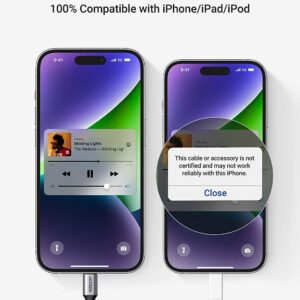 ugreen lighting 3 5mm cable 3 UGREEN 3.5mm to Lightning MFi Certified Audio Cable GetWired Tronics