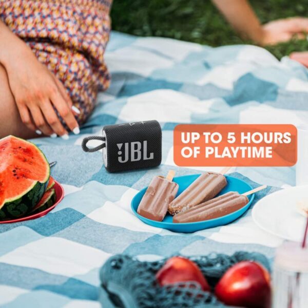 jbl go3 a JBL GO 3 Portable Speaker with Bluetooth, Built-in Battery, Waterproof and Dustproof - Image 4