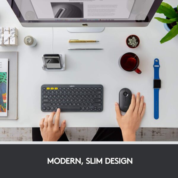 Logitech Pebble M350 Wireless Mouse with Bluetooth or USB - Image 2