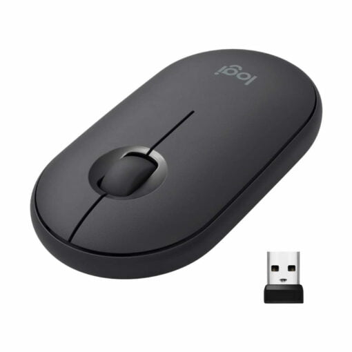 Logitech Pebble M350 Wireless Mouse with Bluetooth or USB GetWired Tronics
