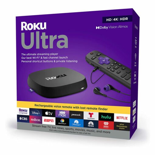 Roku Ultra 2022 4K/HDR/Dolby Vision Streaming Device GetWired Tronics