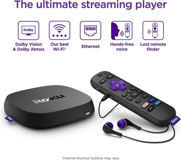 roku ultra a Roku Ultra 2022 4K/HDR/Dolby Vision Streaming Device - Image 2
