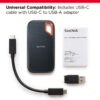 SanDisk Extreme Portable External SSD - Up to 1050MB/s GetWired Tronics