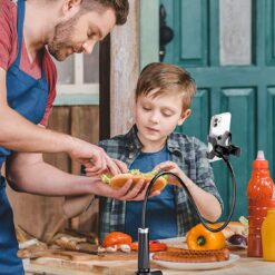 ugreen gooseneck phone holder 5 UGREEN Gooseneck Clip Phone Holder for Bed Desk Cell Phone Mount GetWired Tronics