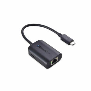 Cable Matters USB C to Gigabit Ethernet Adapter for Chromecast with Google TV