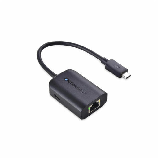 Cable Matters USB C to Gigabit Ethernet Adapter for Chromecast with Google TV GetWired Tronics