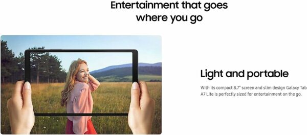 galaxy tab a7 lite gray 3 Samsung Galaxy Tab A7 Lite - Image 4