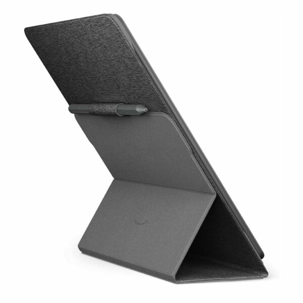 kindle scribe folio fabric cover black 2 Amazon Kindle Scribe Fabric Folio Cover with Magnetic Attach - Image 3