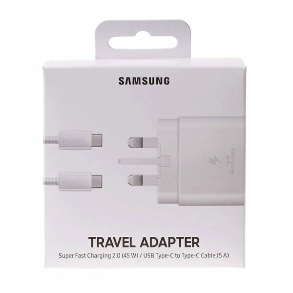 Samsung 45W Power Adapter, Fast Charging with USB C Cable - Image 3