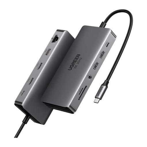UGREEN Revodok Pro 11 in 1 USB C Hub Dual HDMI Docking Station GetWired Tronics