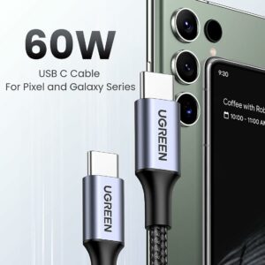 ugreen usb c 60 cable a UGREEN USB C Charger Cable 60W USB C Cable PD 3.0 GetWired Tronics